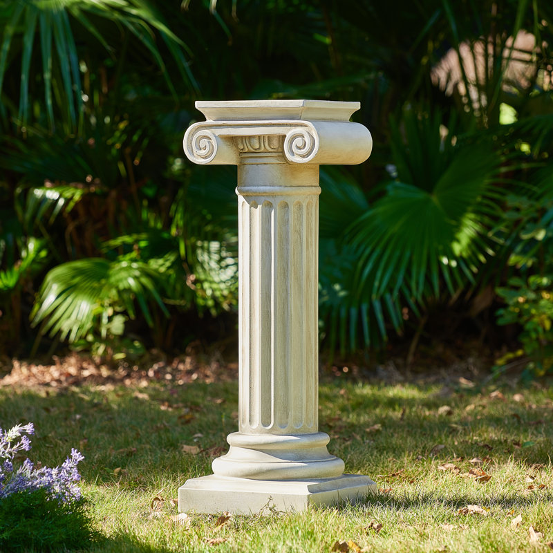 NFusion Tivoli Classical Handcrafted MGO Column Plant Stand with